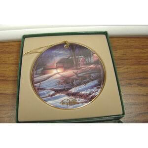 VINTAGE TERRY REDLIN CERAMIC ORNAMENT--"NIGHT MAPLING"-HADLEY COLLECTION